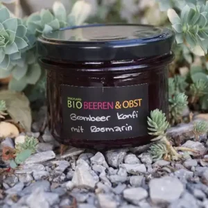 Brombeer Konfi mit Rosmarin, 200g
